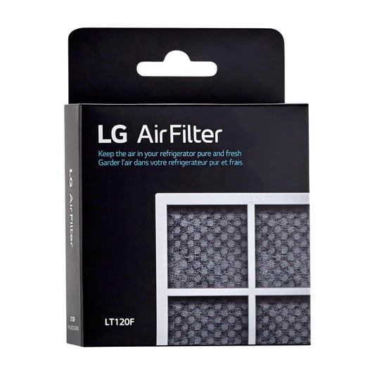 LG Refrigerator Model LF29S8330S Compatible Fresh Air Filter packaging with text on a white background