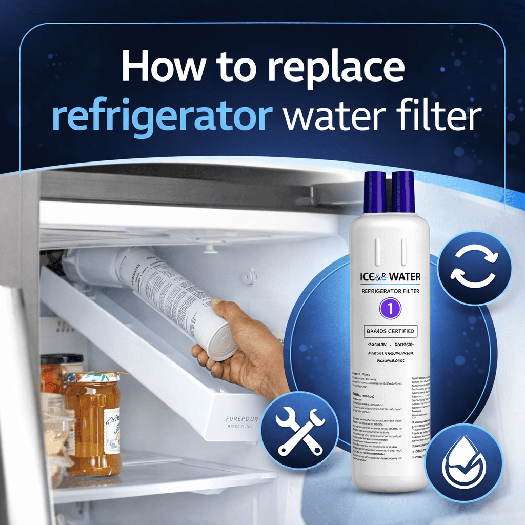 How to replace refrigerator water filter inside fridge step-by-step guide 2026
