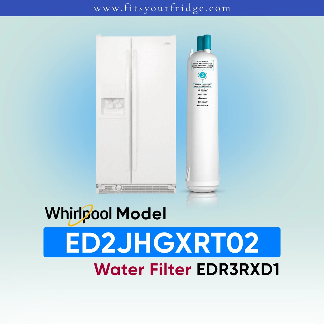 Whirlpool Model ED2JHGXRT02 Refrigerator Water Filter