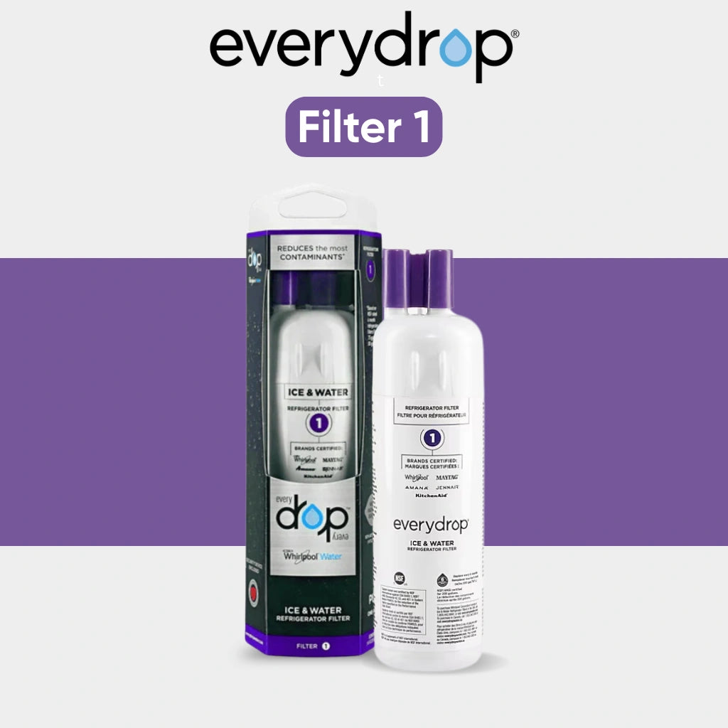 Everydrop by Whirlpool Ice and Water Refrigerator Filter 1 - EDR1RXD1