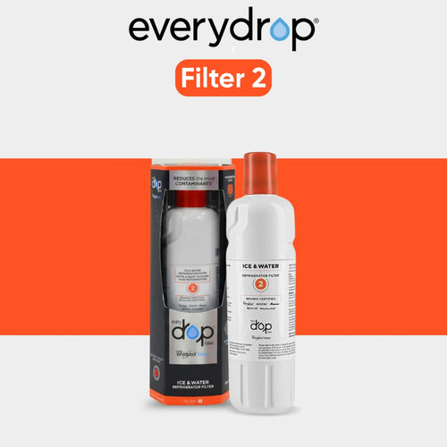 Everydrop by Whirlpool Ice and Water Refrigerator Filter 2, EDR2RXD1