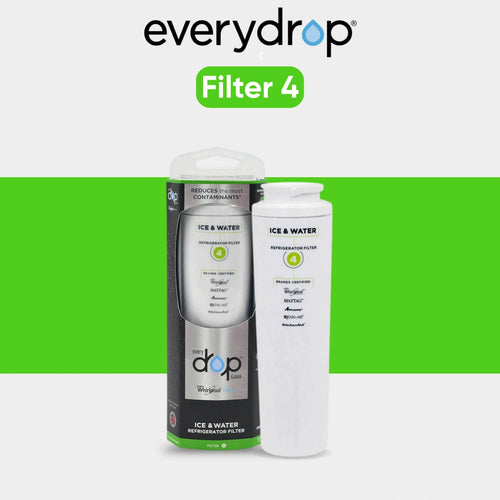 Everydrop by Whirlpool Ice and Water Refrigerator Filter 4, EDR4RXD1