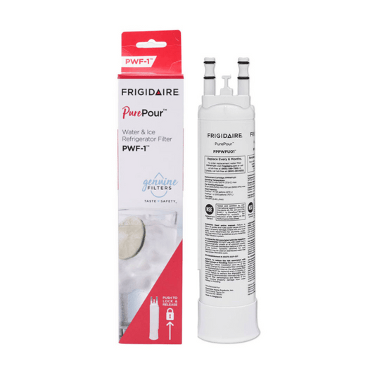 Frigidaire FPPWFU01 PurePour PWF-1 Water Filter 1-Pack – Genuine Replacement Filter for Water & Ice Filtration