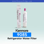 Kenmore 9085 refrigerator water filter replacement with genuine Kenmore filter cartridge and retail packaging, designed to provide cleaner, fresher drinking water and dependable refrigerator filtration performance