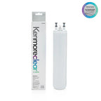 Kenmore water filter with packaging on a white background
