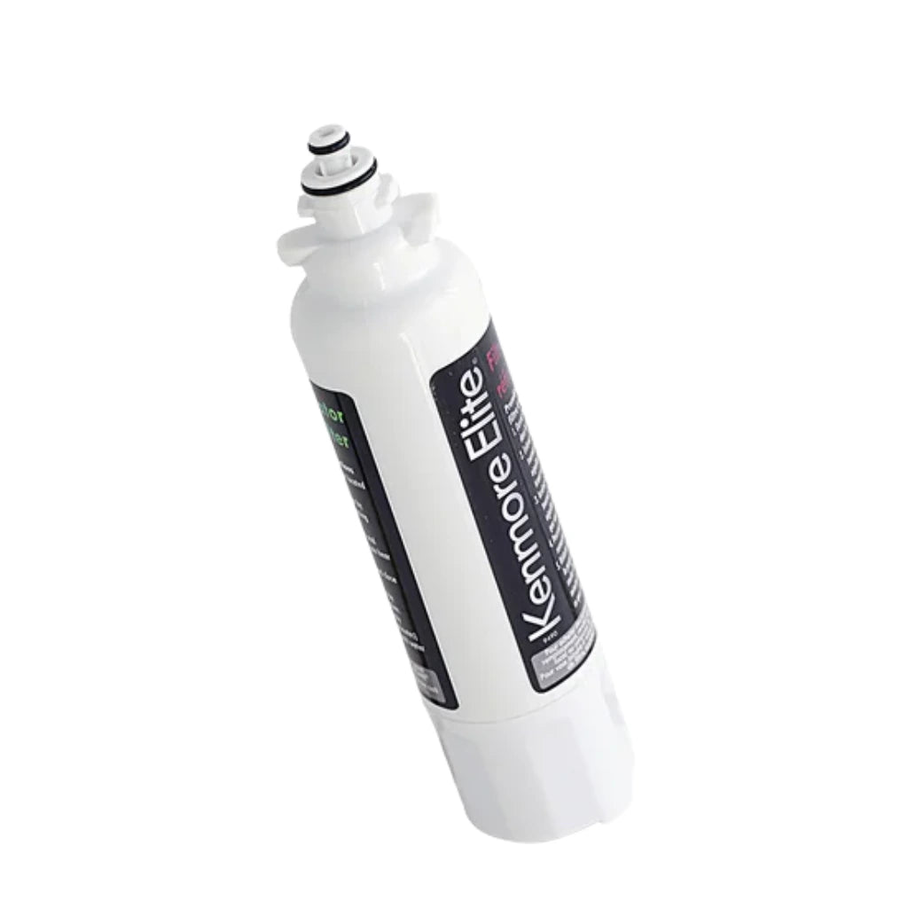 White water filter cartridge with 'Kenmore Elite' branding on a white background