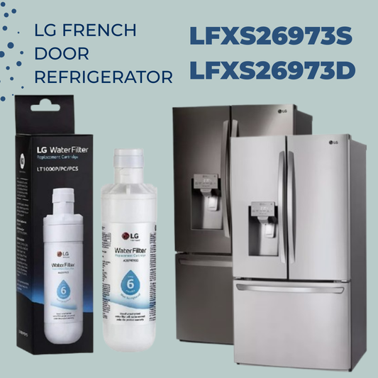 LG Refrigerator LFXS26973S Water Filter