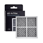 LG air filter with packaging on a white background