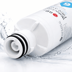 White water filter with brand logo on a white background