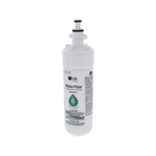 LG water filter cartridge on a white background