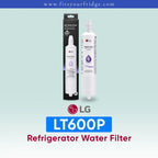 LG LT600P refrigerator water filter replacement cartridge with retail packaging, genuine LG water filter for clean drinking water, reduces contaminants and improves taste