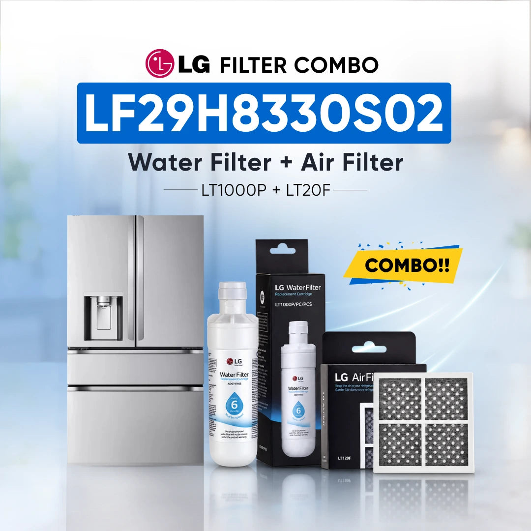 LG LF29H8330S02 Filter Combo (LT1000P Water Filter and LT20F Air Filter)