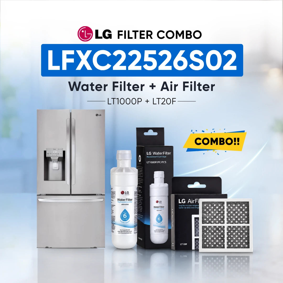 LG LFXC22526S02 Filter Combo (LT1000P Water Filter and LT20F Air Filter)
