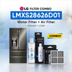LG LMXS28626D01 Filter Combo (LT1000P Water Filter and LT20F Air Filter)