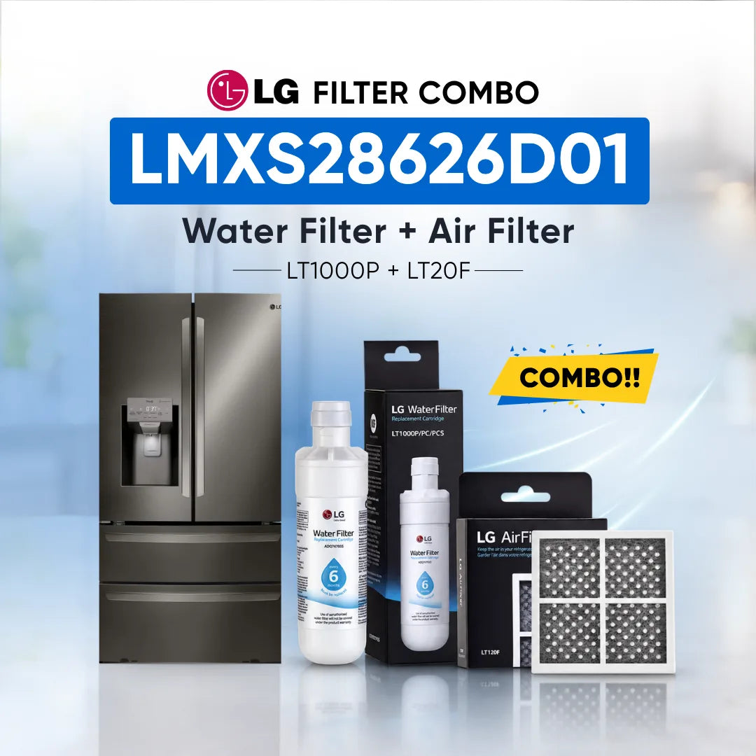 LG LMXS28626D01 Filter Combo (LT1000P Water Filter and LT20F Air Filter)