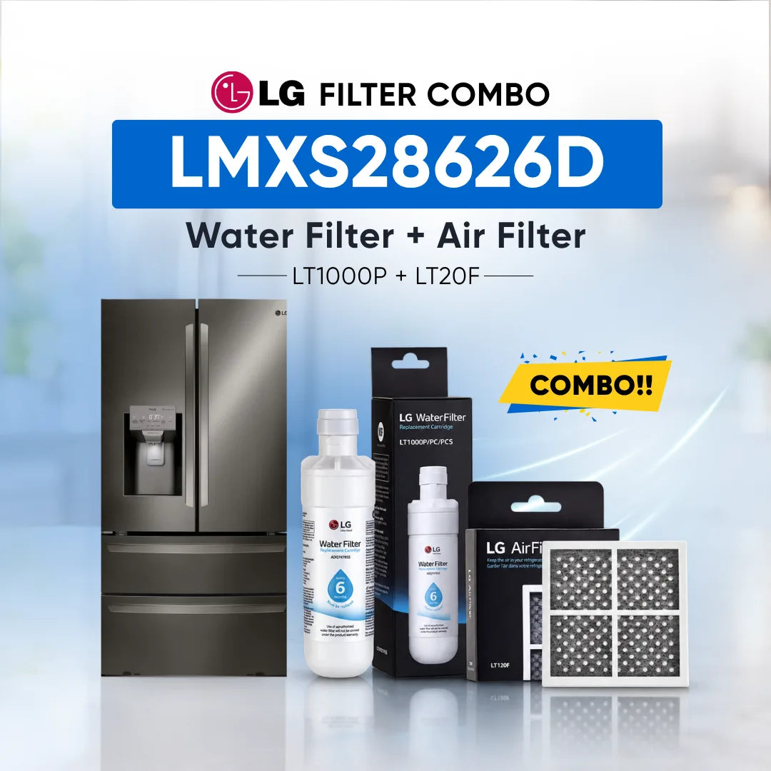 LG LMXS28626D Filter Combo (LT1000P Water Filter and LT20F Air Filter)