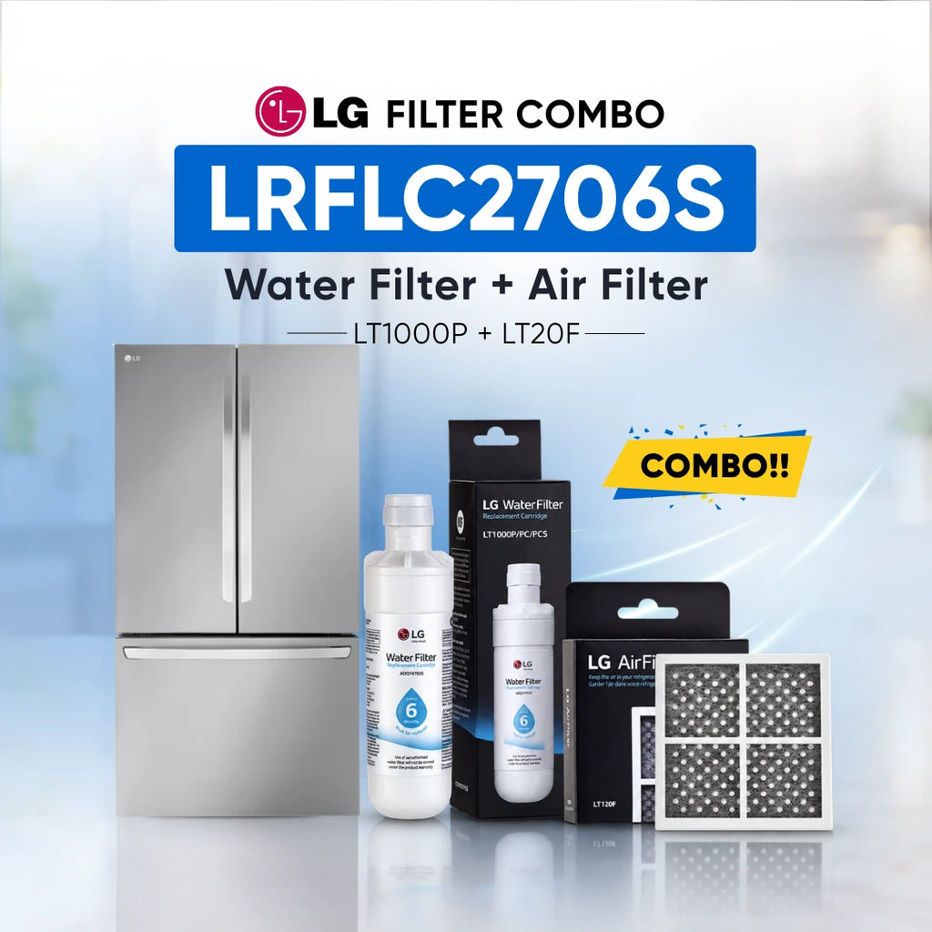 LG LRFLC2706S Filter Combo (LT1000P Water Filter and LT20F Air Filter)