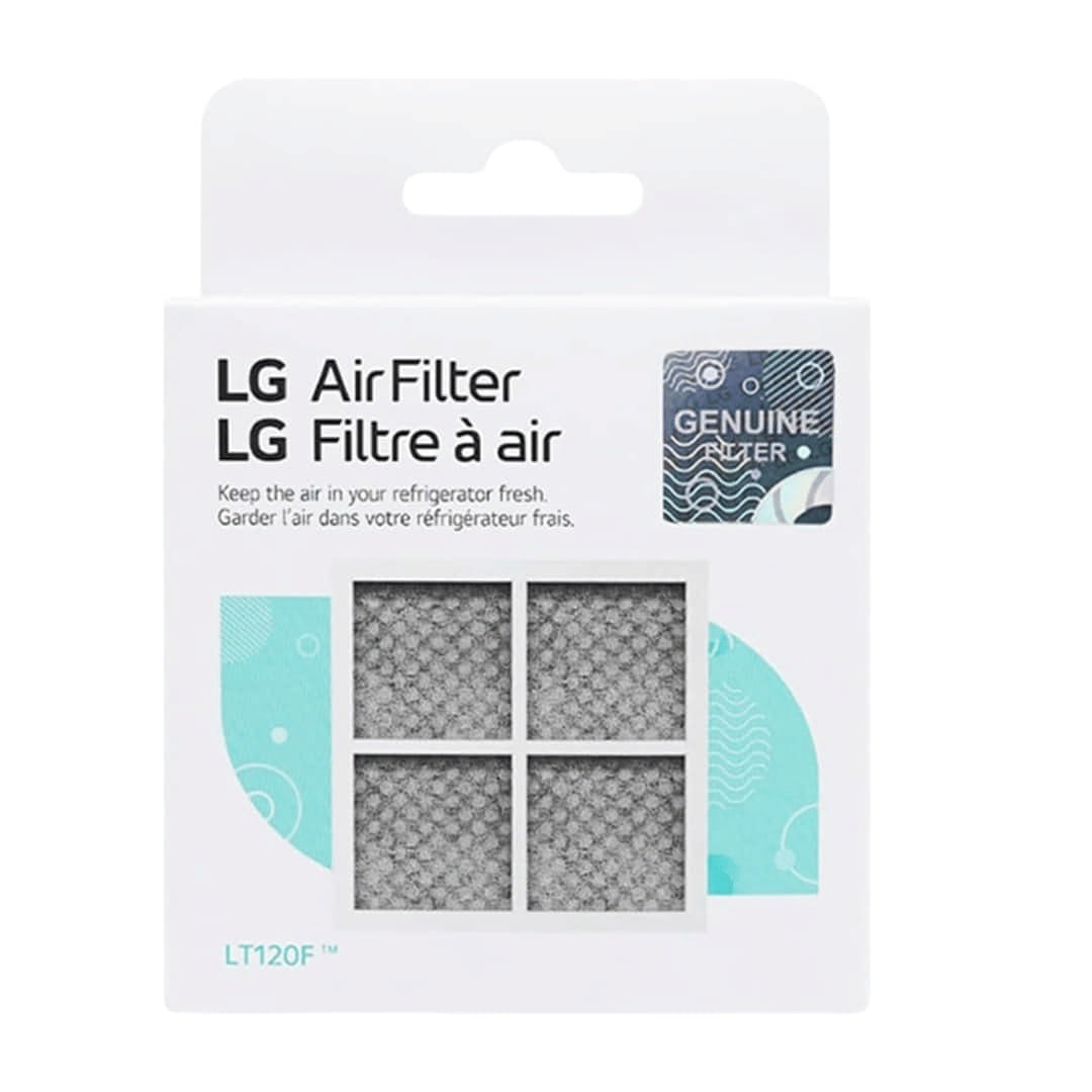 LG Refrigerator Model LMXS28626D Fresh Air Filter White packaging on a white background