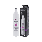 LG water filter with packaging on a white background