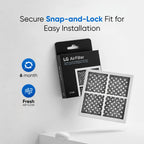 LG LT120F refrigerator LRFLC2716S air filter with secure snap-and-lock fit for quick and easy installation.