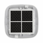 LG Refrigerator Model LRMVS2806D Freezer Air Filter Replacement Cartridge with black pleated media in a white housing on a white background