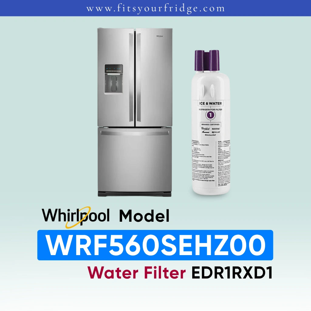 Whirlpool Refrigerator WRF560SEHZ00 Water Filter Replacement