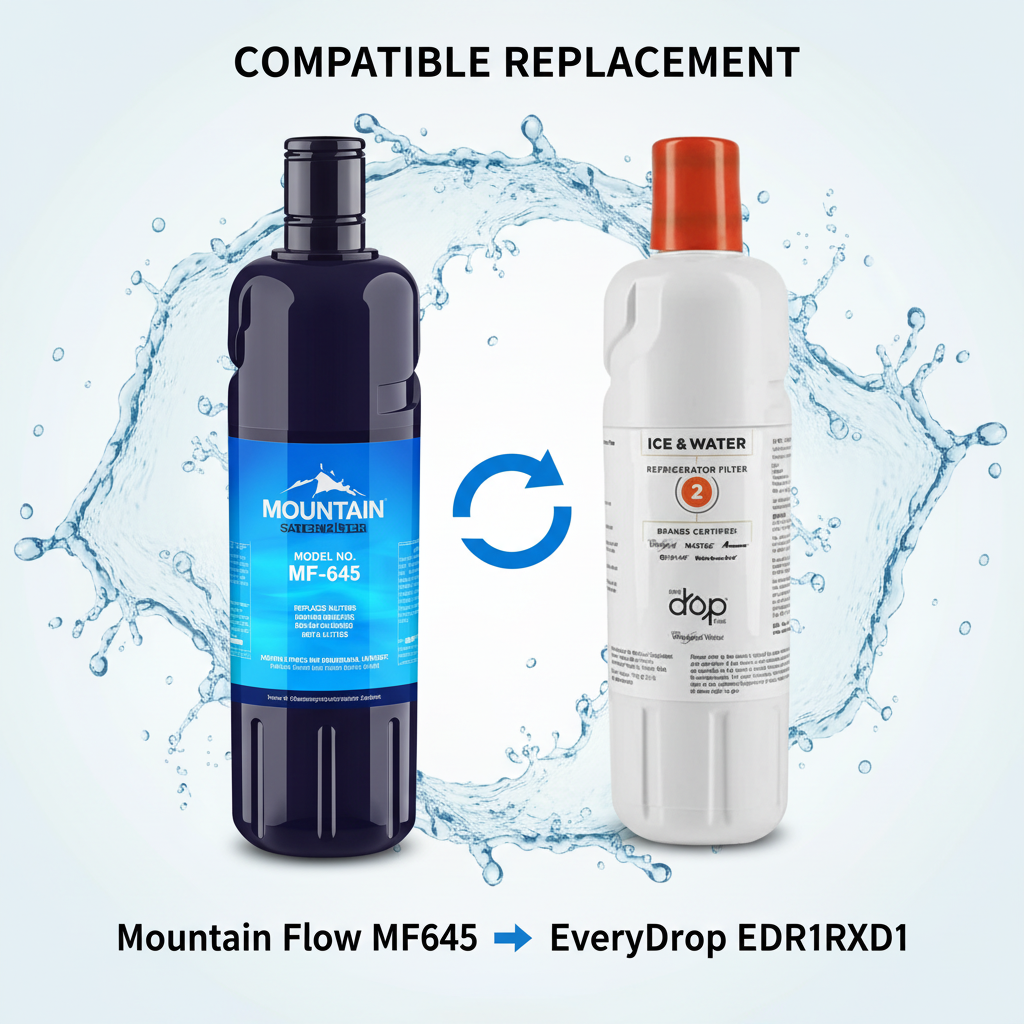 Compatible Replacement Filter Comparison with Water Background