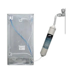Water filtration system with filter DA29 cartridge on a white background