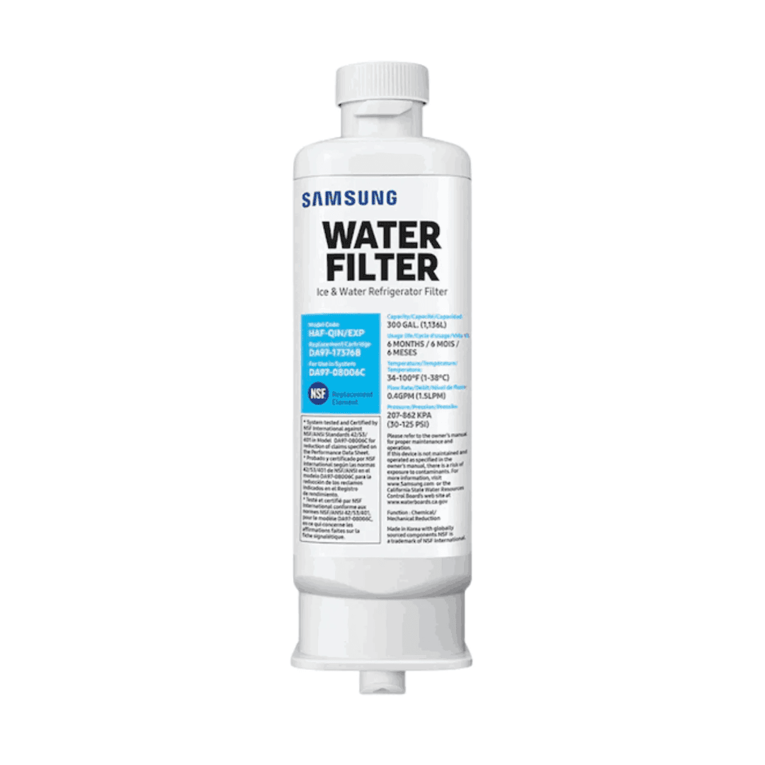 Samsung water filter on a white background