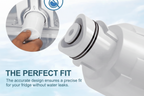 Samsung Refrigerator RF28R6301SR AA Water Filter Bottle housing in fridge