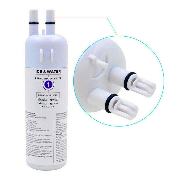Whirlpool P8WB2L Water Filter Replacement with close-up detail on a white background