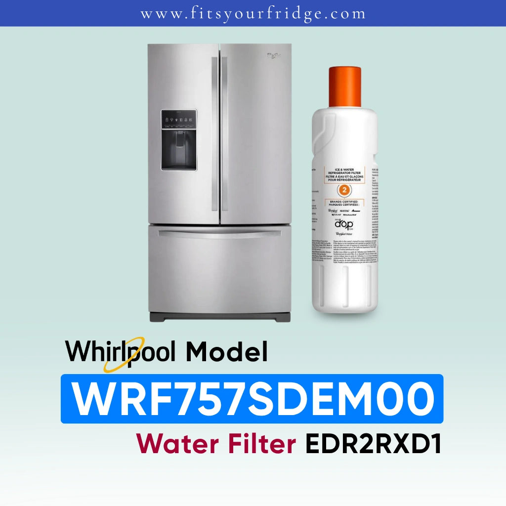 Whirlpool Refrigerator WRF757SDEM00 Water Filter Replacement