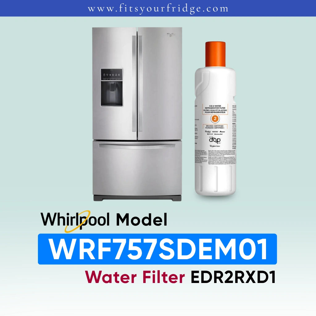 Whirlpool Refrigerator WRF757SDEM01 Water Filter Replacement