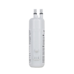White cylindrical water filter on a white background