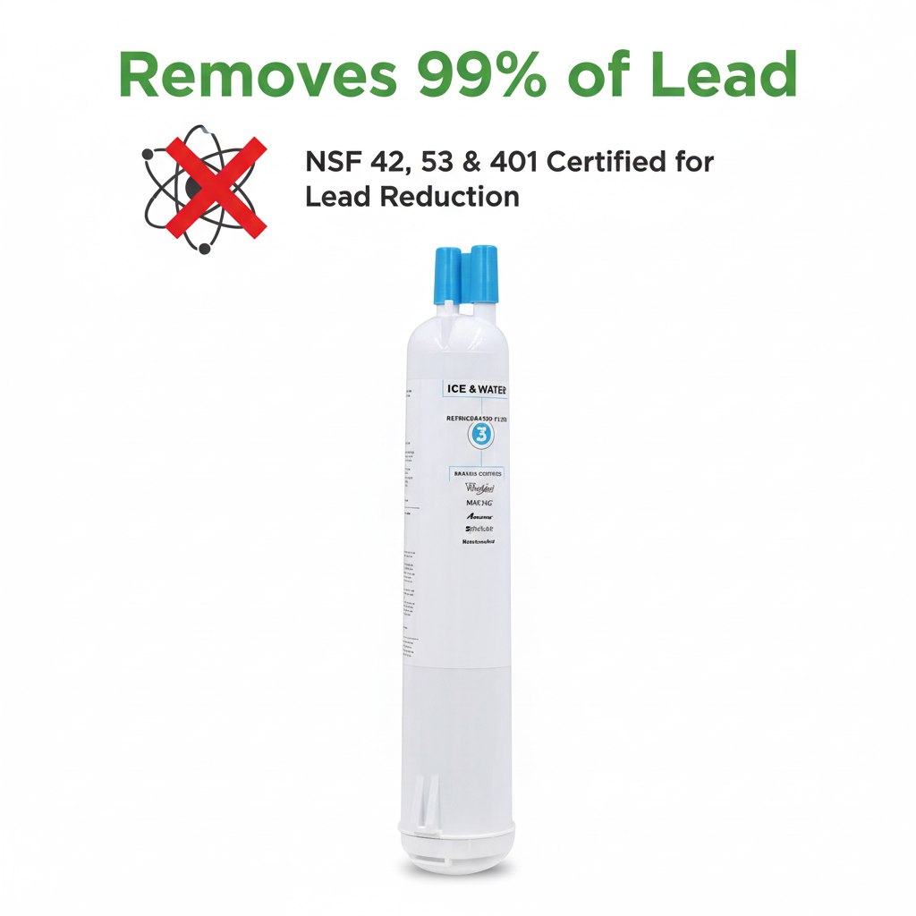 Removes 99% of Lead
